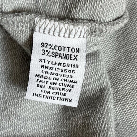 Escape By Habitat Size Medium Terry Cropped Pants Pull On Pockets Cottage Cozy - Picture 7 of 8